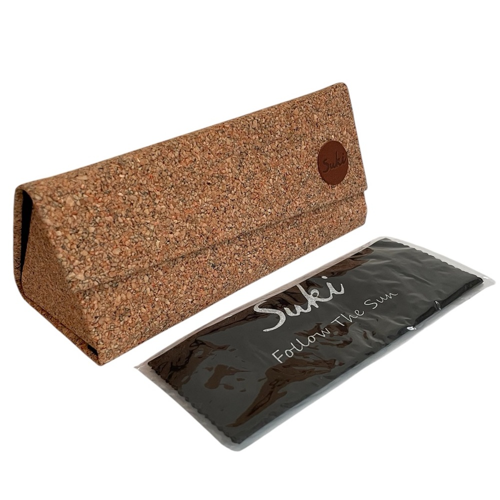 Suki Cork Case & Microfiber Cloth (Sealed)- Never used.